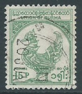 Burma, Sc #144, 15p Used