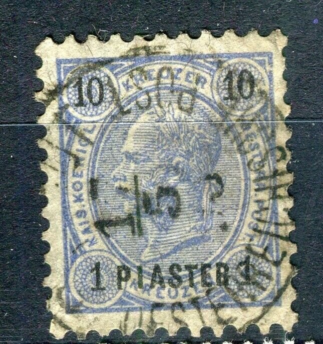 AUSTRIA LEVANT; 1890 early F. Joseph issue used 1Pi. value POSTMARK, Beruit