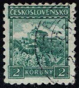 Czechoslovakia #134 Pernstien Castle; Used (0.25)