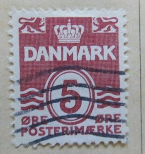 1938 A6P23#134 Denmark UNWMK 5o Perf 13 Used-