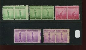 5 ERROR FREAK AND ODDITY EFO Misperf   Mint  Stamps (Bx 1932)