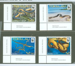 Tokelau  #386-389  Single (Complete Set) (Fauna)