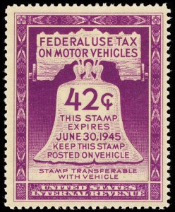 U.S. REV. MOTOR VEHICLE RV41  Mint (ID # 117699)