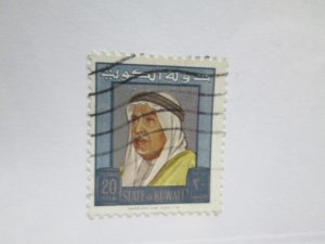 Kuwait #232 used  2023 SCV = $0.25