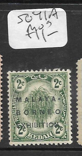 MALAYA KEDAH (P0705B)  1922  MBE 2C  SG 41A  MOG