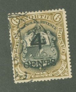 North Borneo #92 Used Single