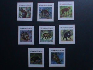 ​VIETNAM-1976 SC#808-15 RARE WILD ANIMALS  COMPLETE SET IMPERF: MNH VERY FINE