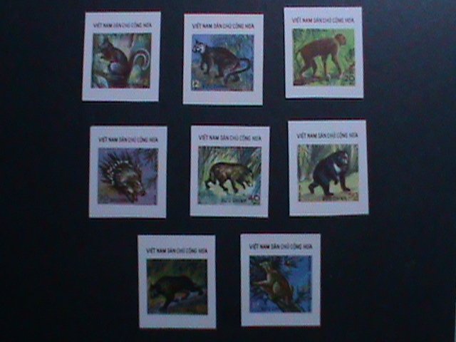 ​VIETNAM-1976 SC#808-15 RARE WILD ANIMALS  COMPLETE SET IMPERF: MNH VERY FINE