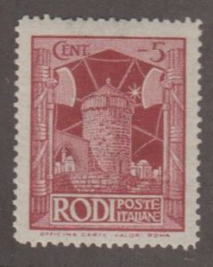 Italy Rhodes - Aegean Islands Scott #15 Stamp - Mint NH Single