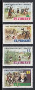 St Vincent Scott #761-764 MNH