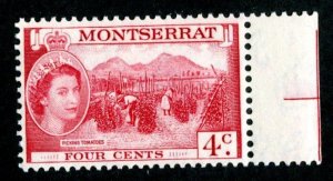 589 BCX  1955 Montserrat Sc.#132 MNH** cv $0.30