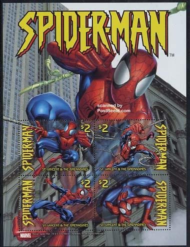 Saint Vincent 2003, Spiderman s/s, MNH