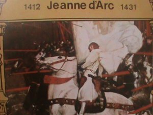​KOREA-1981-SC# 2092- 550TH DEATH ANNIV; JOAN OF ARC-CTO- SHEET-VF-LAST ONe