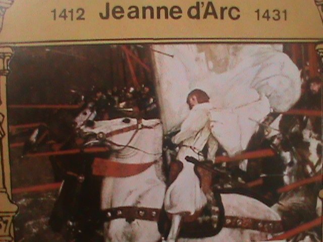 ​KOREA-1981-SC# 2092- 550TH DEATH ANNIV; JOAN OF ARC-CTO- SHEET-VF-LAST ONe
