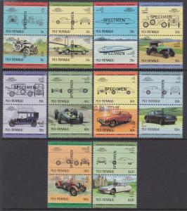 Tuvalu Nui 1985 Cars Specimen MNH