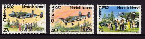 1982 Norfolk Island Scott 299-301 Christmas MH