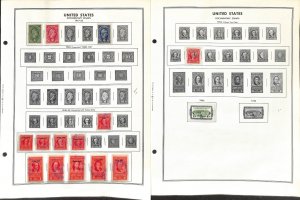 United States Stamp Collection on 9 Harris Pages, 1862-1940 Revenues (LK)