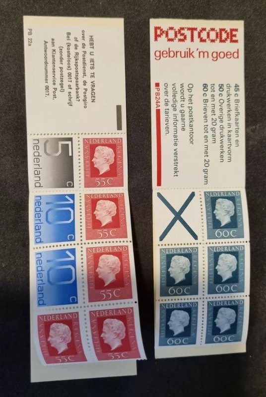 Nederland Big Collection Of Booklet STAMPS 1971-1972+3+6 .. 10 Booklet's...