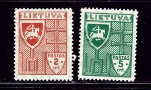 Lithuania 286-89 MH 1934 issues