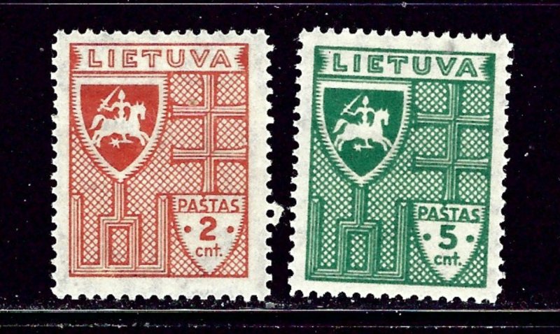 Lithuania 286-89 MH 1934 issues