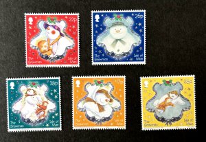 Isle of Man: 2003, Christmas - The Snowman (Ronald Briggs), MNH set