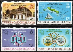 Turks & Caicos Islands Sc #293-296 MNH