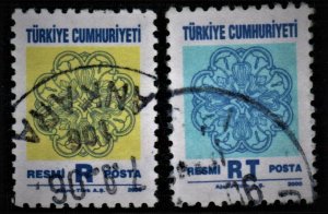 TURKEY - 2000 - USED STAMPS - OFFICAL STAMPS