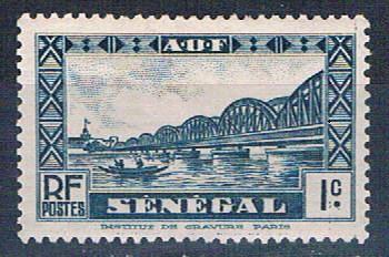 Senegal 142 MLH Faidherbe Bridge 1935 (S0776)+