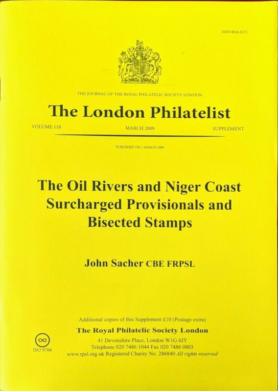 OIL RIVERS & NIGER COAST SURCHARGED PROVISIONALS & BISECTED STAMPS John Sacher