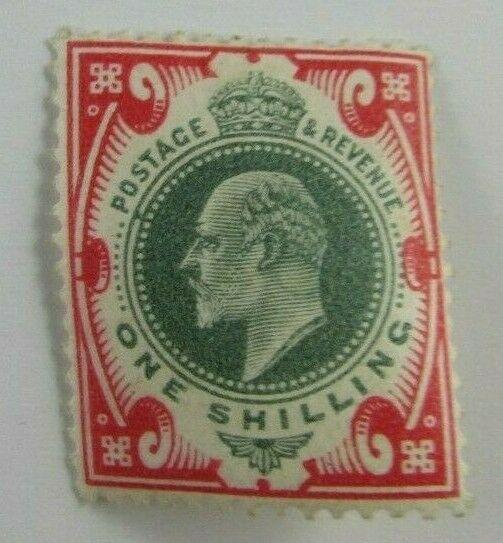 c1905 Great Britain SC #138  KING EDWARD VII  MH stamp One Shilling