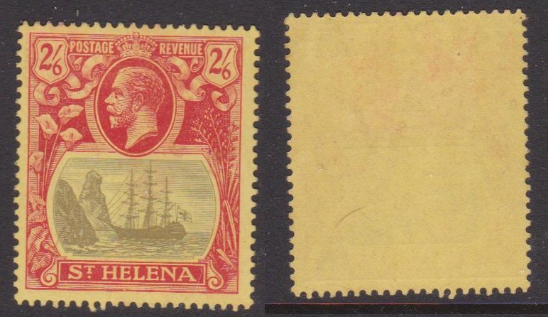 St. Helena #97 MH tall ship CV $30