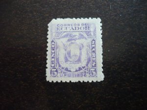 Stamps - Ecuador - Scott# 62 - Mint Hinged Part Set of 1 Stamp