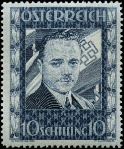 Austria #380, Complete Set(1), 1936, Never Hinged