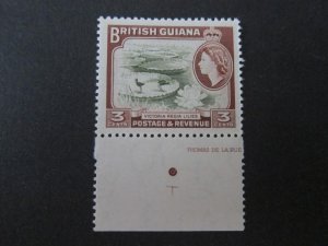 British Guiana 1954 Sc 255 MNH