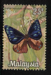 MALAYSIA Scott 66 Used Butterfly stamp