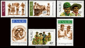 Nauru Scott 244-249 Mint never hinged.