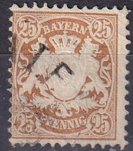 Bavaria #43 F-VF Used CV $6.50 (Z7084)