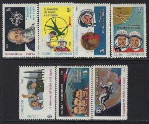 Cuba 1090-96 MNH SPACE Z2673