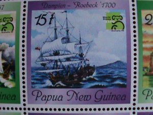 AUSTRALIA-1999-SC#1729B-WORLD STAMPS EXPO-SAILING SHIPS MNH S/S VF-ESTV. $8