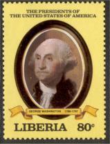 Liberia sc#910 1981 80c US Presidents MNH