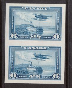 Canada #C6a XF/NH Imperforate Pair 