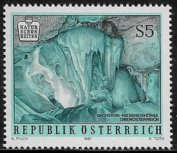 Austria #1351 MNH Stamp - Dachstein Ice Caves