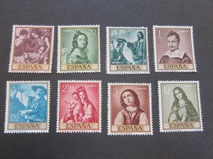 Spain 1962 Sc 1096-1101,1103-4 MNH