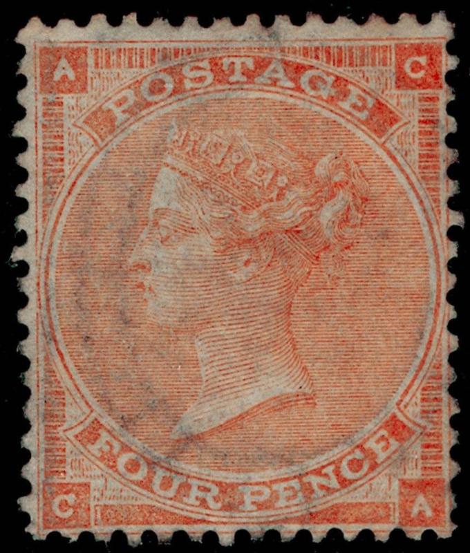 SG80, 4d pale red plate 3, M MINT. Cat £1900. CA