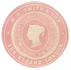 (I.B) QV Postal : Newspaper Wrapper - WH Smith & Son 1d (Advertising Ring)