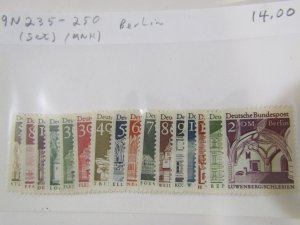 Germany 9N235-250 MNH