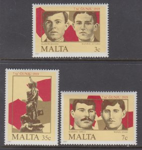 Malta 662-664 MNH VF