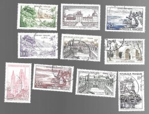 France #850-856 plus  used