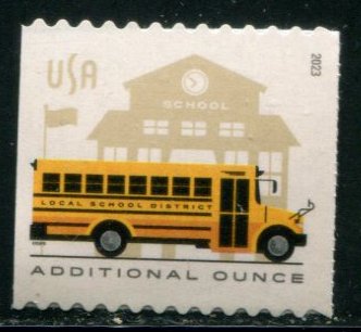 5741 US (24c) School Bus & School SA coil, MNH sgl