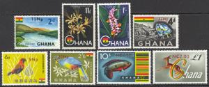 Ghana Sc# 277-284 SG# 445/52 MNH 1967 Surcharges Complete Set